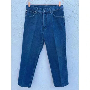 YVES SAINT LAURENT Mens Straight Leg Cotton Denim Blue Jeans Sz 44